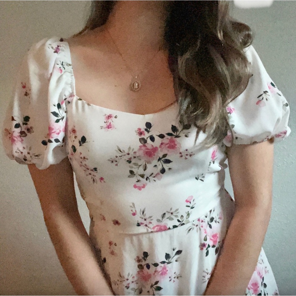 Mi ami floral mini dress